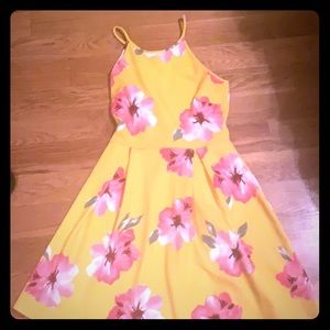 Floral yellow soprano dress